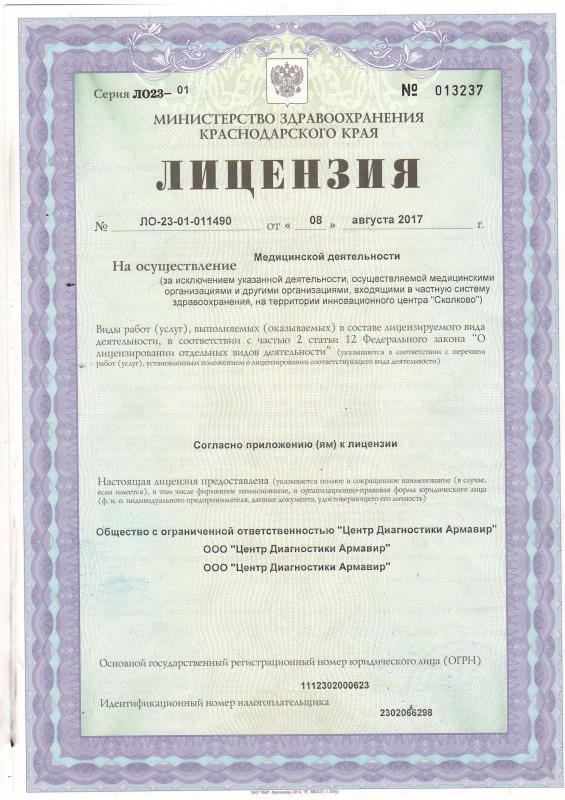 Лицензия 1