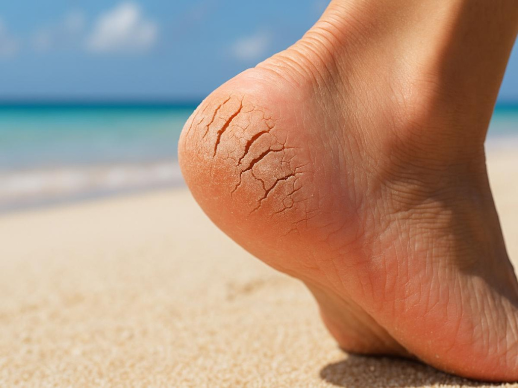 Трещины на пятуаз из-за дефицита микроэлементов